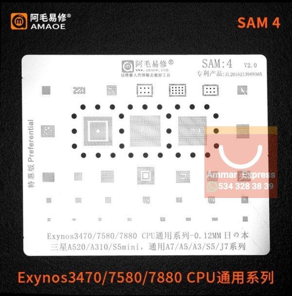 Amaoe SAM 4 / Exynos3470 / 7580 / 7880 CPU / A520 / A310 / S5mini / A7 / A5 / A3 / S5 / J7