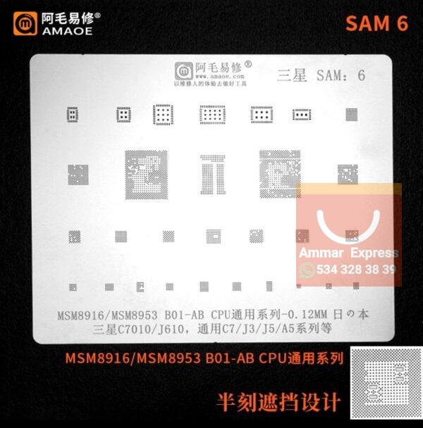 Amaoe SAM 6 / MSM8916 / MSM8953 B01-AB CPU / C7010 / J610 / C7 / J3 / J5 / A5