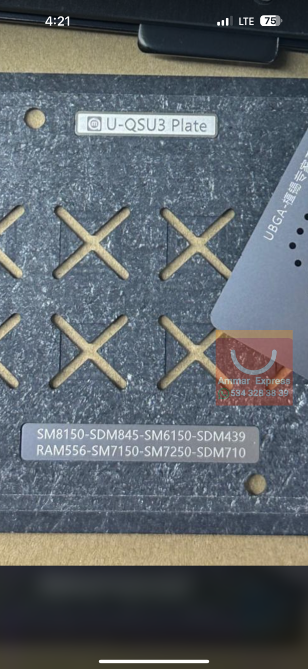 ⁦AMAOE  SM8150-SDM845-SM6150-SDM439-RAM556-SM7150-SM7250-SDM710 قالب مع مغناطيس SET⁩ - الصورة ⁦2⁩